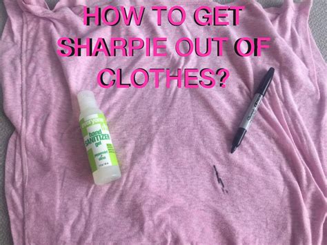 will sharpie wash off clothes